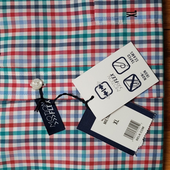 Crown & Ivy Button Front L/S Men's Dress Shirt size XL NWT - Picture 3 of 5